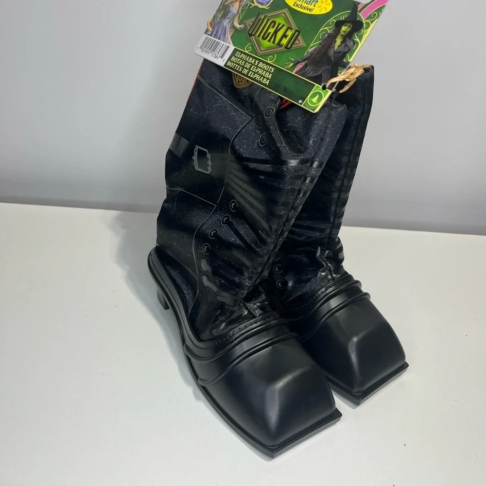 NEW Elphaba's Black Boots - Wicked Costume Dress Up Shoes